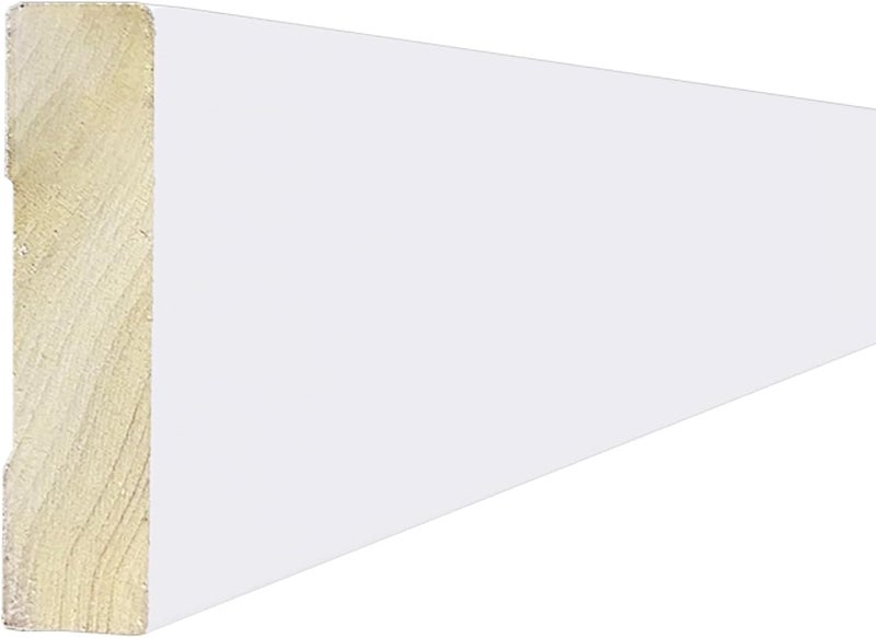The Millwork Outlet 2-1/2" Casing Moulding, Modern Craftsman Style, Primed Fingerjoint Poplar, 5/8" x 2-1/2" x 84", (5) - Image 1